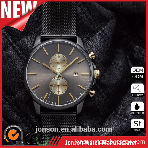 2016 vogue wholesale watches casual lifestyle timepieces custom chronograph watch